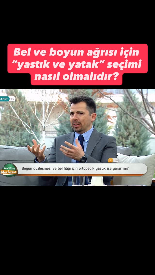 Bel ve Boyun Ağrısı İçin "Yastık ve Yatak" Seçimi Nasıl Olmalıdır?
